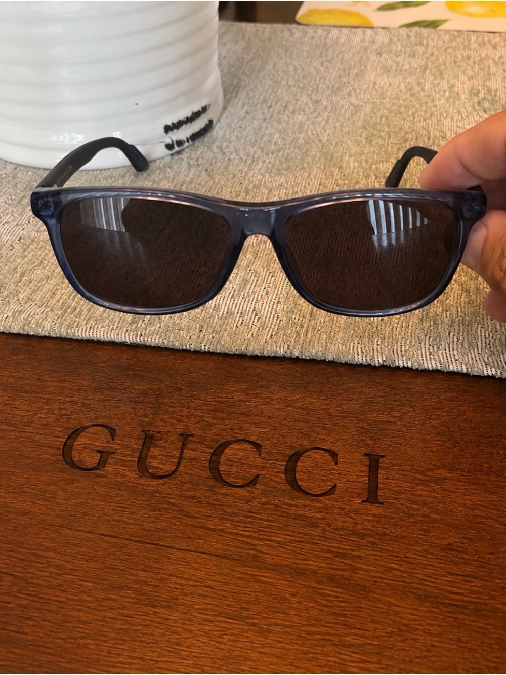 Gucci Wayfarer Sunglasses like new. They will have case also! 🇮🇹 Awesome 😎